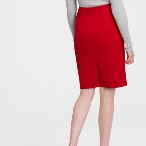 Ann Taylor Red Skirt Size 4